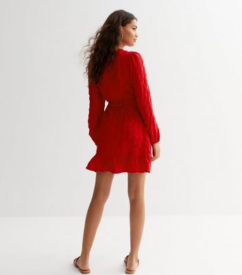 petite red dress